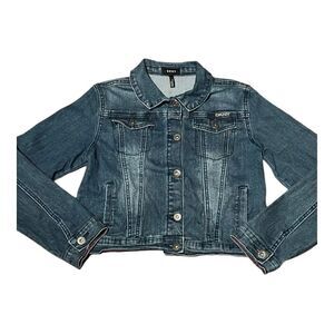 DKNY denim jacket girls size XL